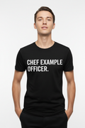 alineai.app T-shirt – Chef Example Officer.