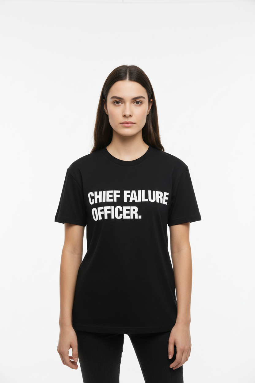 alineai.app T-shirt – Chief Failure Officer.