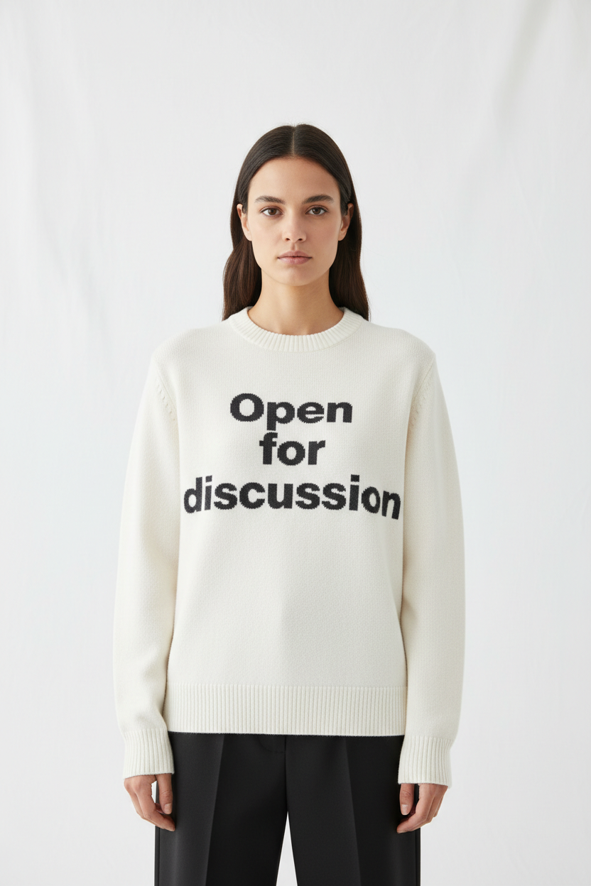 alineai.app Sweater – Open for discussion.