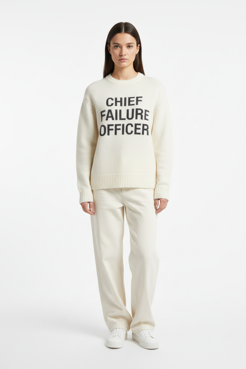alineai.app Sweater – Chief Failure Officer.